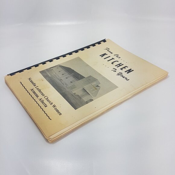 Vintage 1970s Cookbook Scandia Lutheran Church Women Armena Alberta Camrose AB - Picture 6 of 16